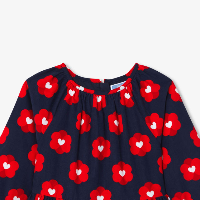 Girl dress in milleraies velvet 