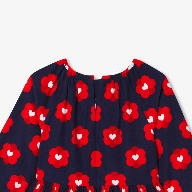 Girl dress in milleraies velvet 