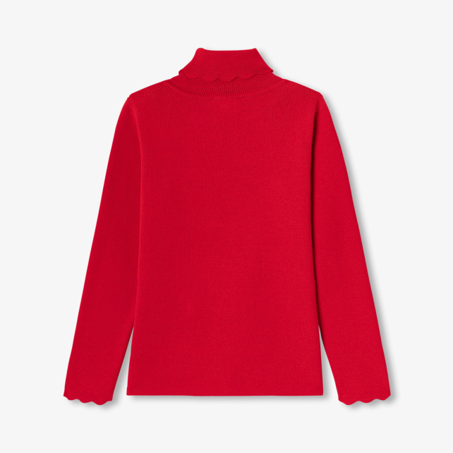 Girl turtleneck sweater