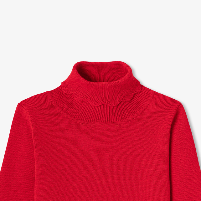 Girl turtleneck sweater