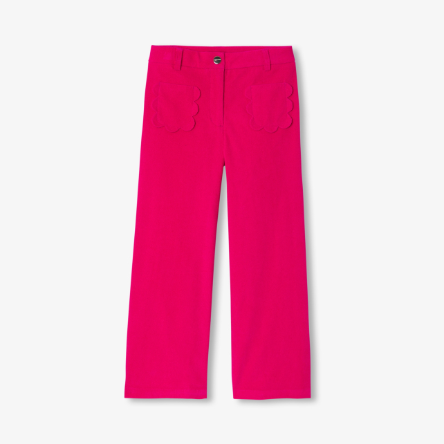 Girl velvet milleraies trousers 