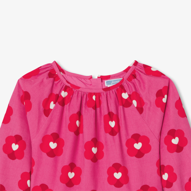 Girl dress in milleraies velvet 