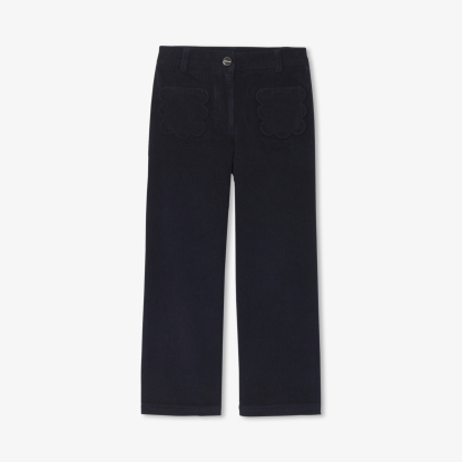 Girl velvet milleraies trousers 