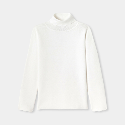 Girl turtleneck sweater