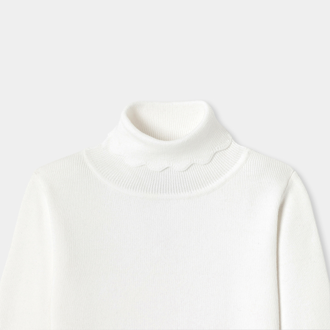 Girl turtleneck sweater