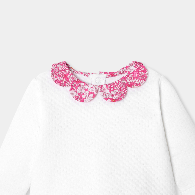 Baby girl comfort set in double sided jersey