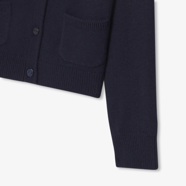 Qız üçün yun və kaşmir kardiqan