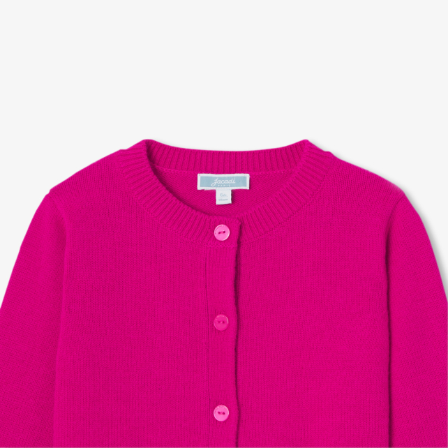 Qız üçün yun və kaşmir kardiqan