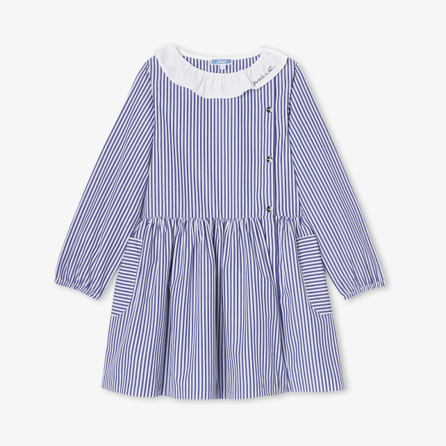 Girl striped apron