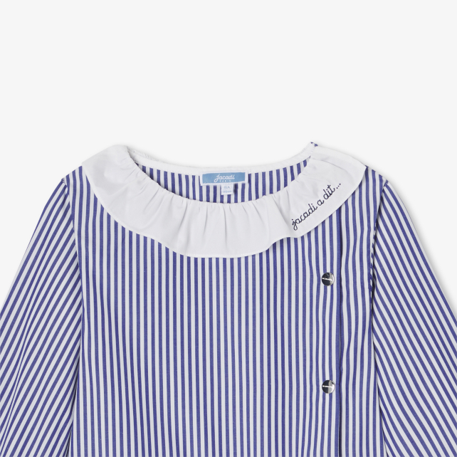 Girl striped apron