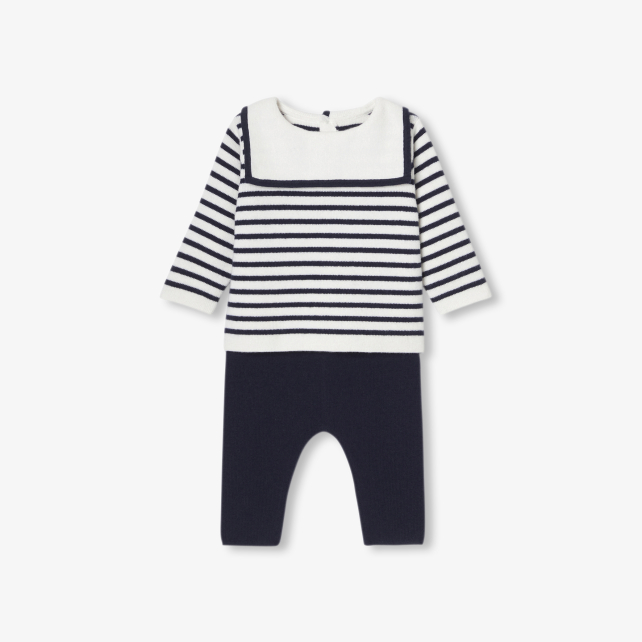 Baby boy knit set