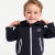 Baby boy fleece zip-up sweatshirt