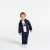 Baby boy fleece zip-up sweatshirt