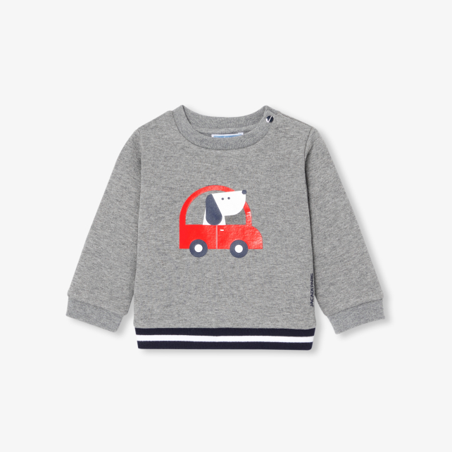 Baby boy fleece sweatshirt