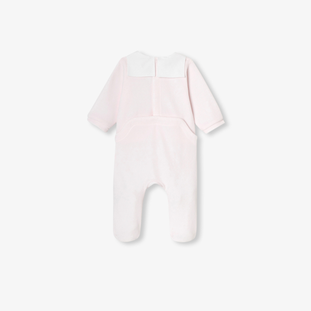 Baby girl velvet pyjamas