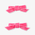 Baby girl duo of barrettes with small bow