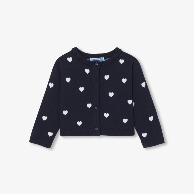 Baby girl cotton cardigan