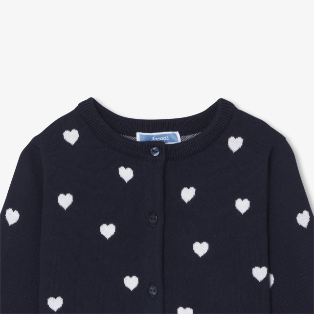 Baby girl cotton cardigan