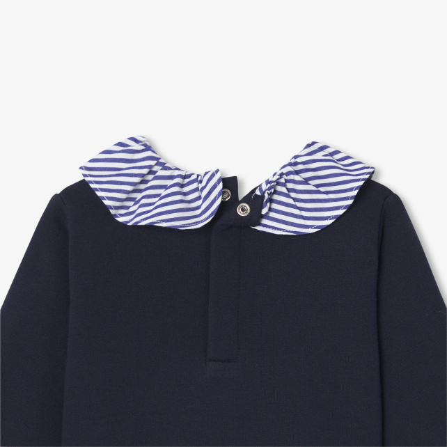 Baby girl fleece sweater