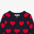 Baby girl heart cotton cardigan