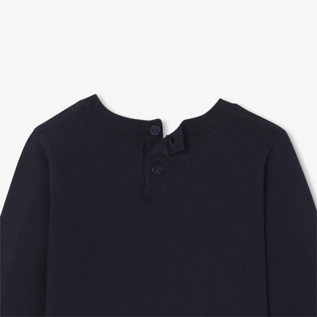 Körpə qız üçün pambıq və yun sviter