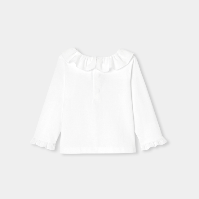 Körpə qız üçün pambıq köynək