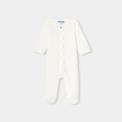Baby girl velvet pyjamas