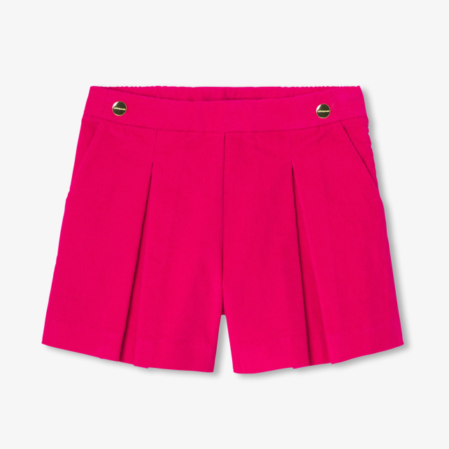 Qız üçün məxmər şort-ətək