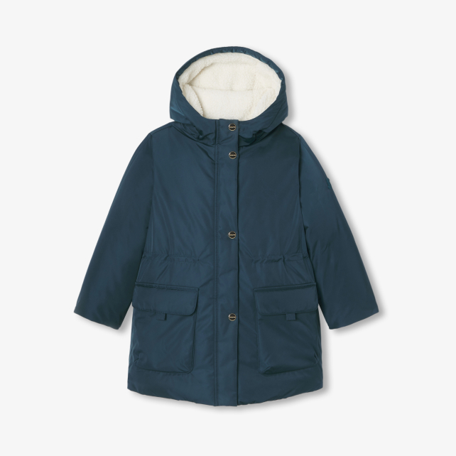 Girl sherpa-lined parka