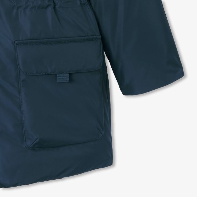 Girl sherpa-lined parka