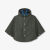 Girl cape in coated fabric