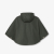 Girl cape in coated fabric