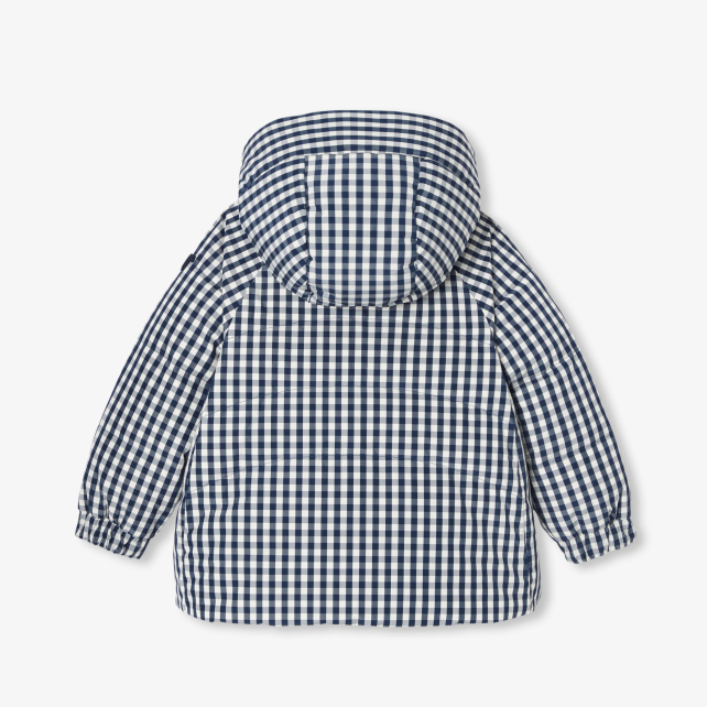 Girl short reversible down jacket