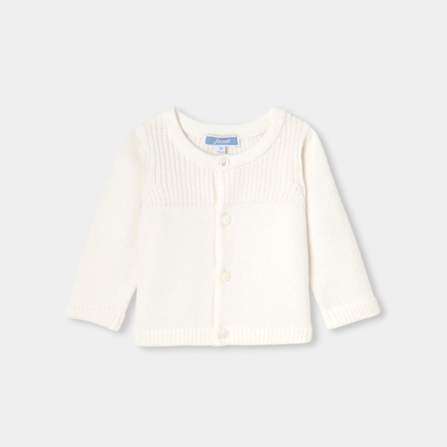 Baby boy jersey cardigan