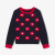 Girl jacquard flower sweater