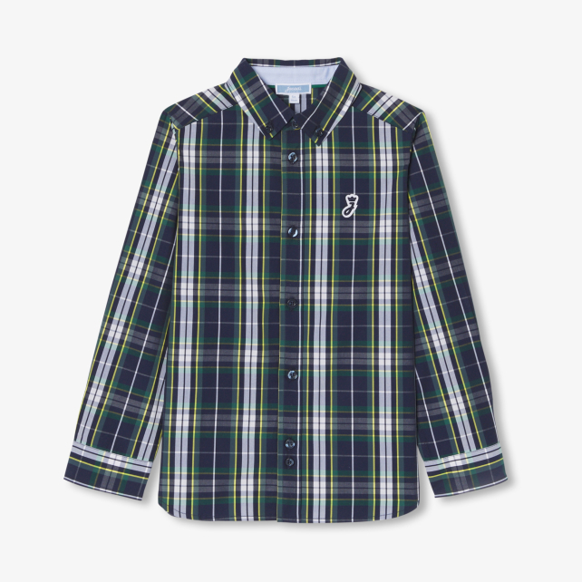 Child unisex tartan shirt
