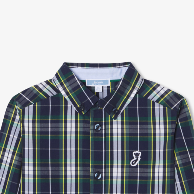 Child unisex tartan shirt