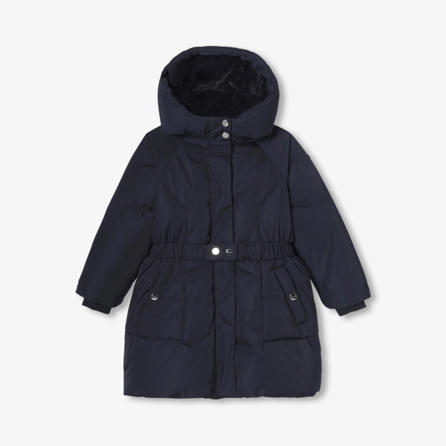 Girl long down jacket