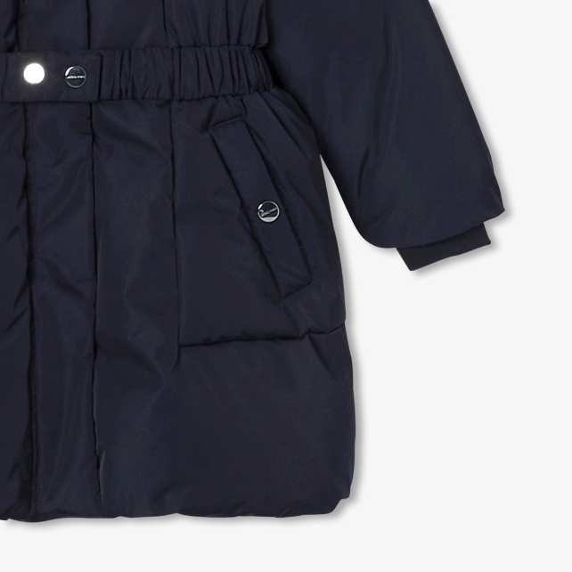 Girl long down jacket