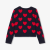 Girl jacquard heart cardigan