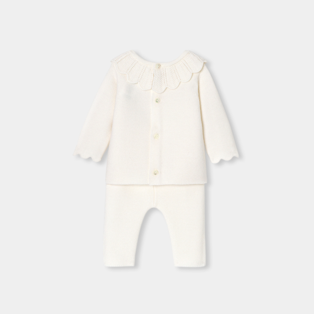 Baby girl wool set