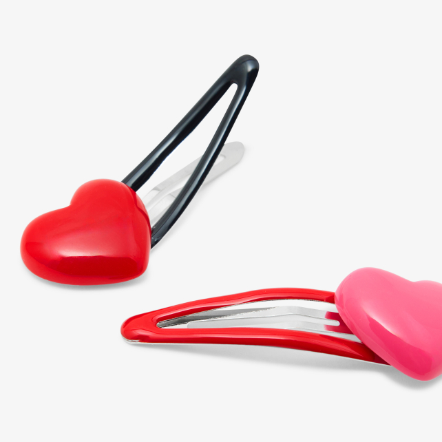 Qız üçün klik-klak saç sancaqları (2 ədəd)