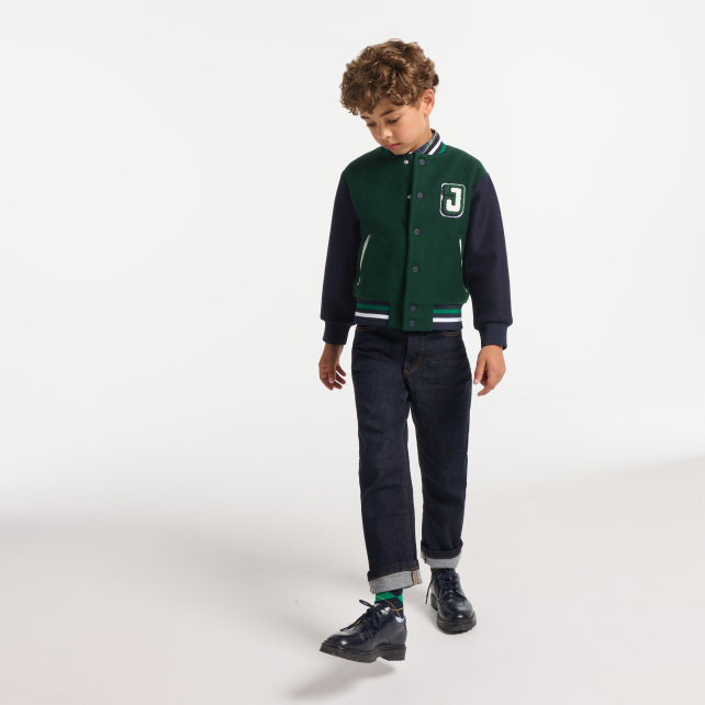 Oğlan üçün Varsity gödəkcə Oğlan üçün Varsity gödəkcə