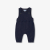 Baby girl dungarees in soft denim