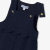 Baby girl dungarees in soft denim