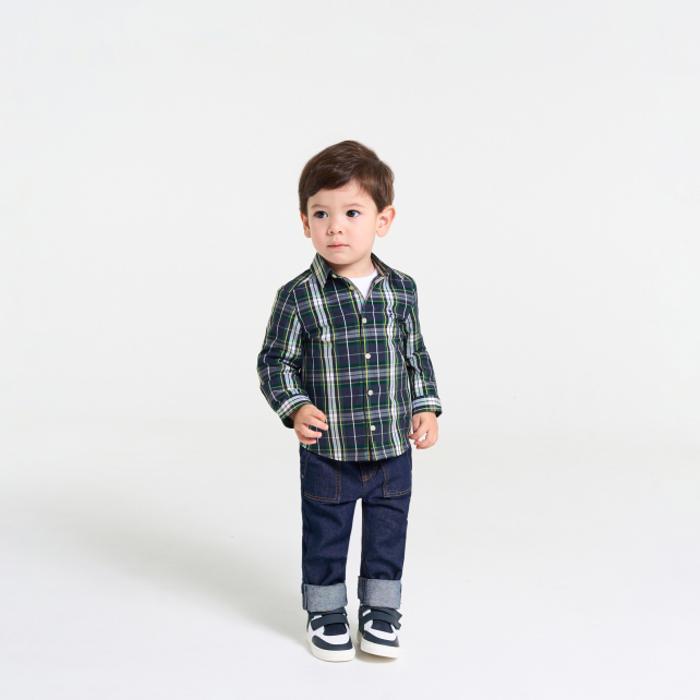 Baby tartan shirt