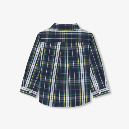 Körpə oğlan üçün tartan köynək