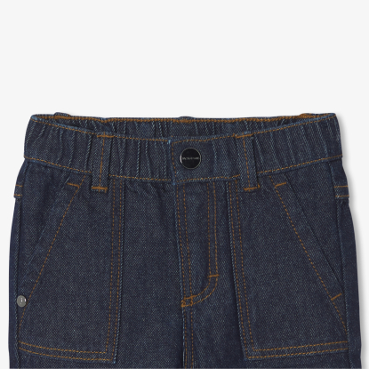 Körpə oğlan üçün elastik cins şalvar