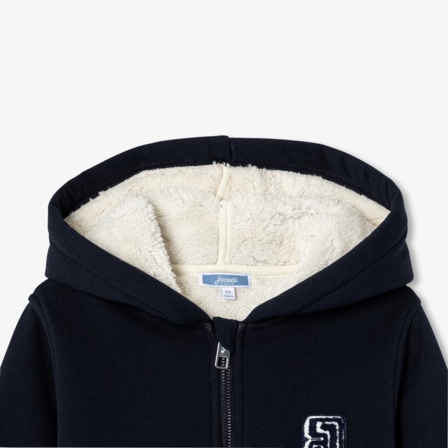 Boy zip-up sweatshirt