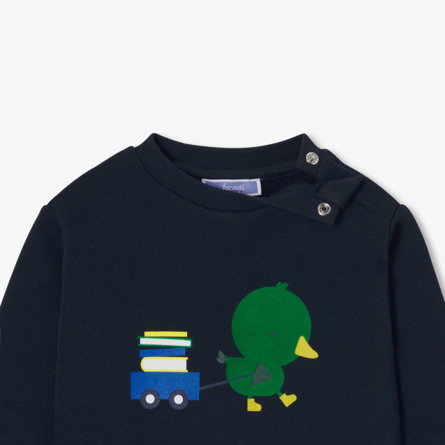 Baby boy fleece sweatshirt